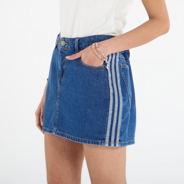 Sukně adidas 3 Stripes Skirt Denim Medium Vintage Denim 10