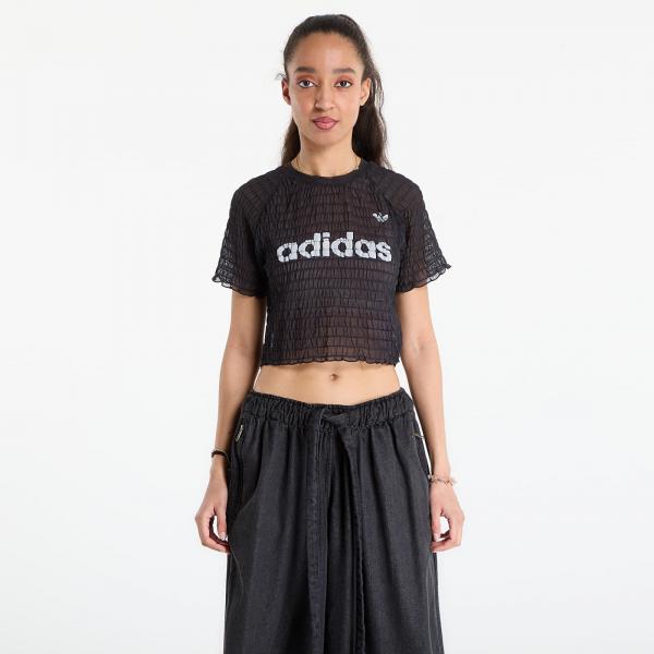 Tričko adidas Smocked Tee Black S