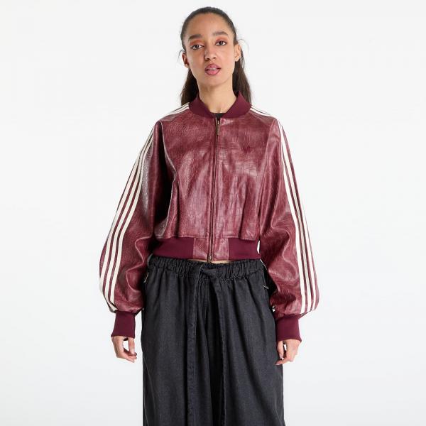 Bunda adidas Pleather Jacket Maroon L