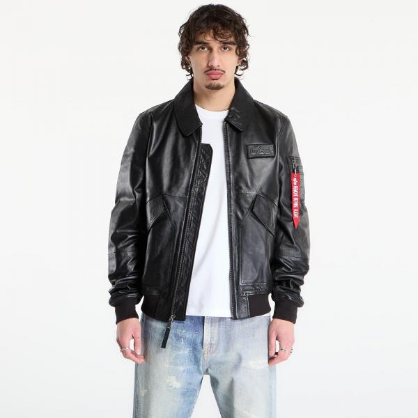 Bunda Alpha Industries CWU-45/P Leather Black M