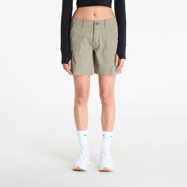 Šortky Urban Classics Ladies Cotton Cargo Shorts Pale Olive W28