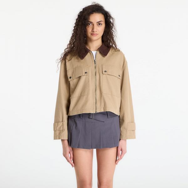 Bunda Urban Classics Ladies Workwear Cropped Cotton Jacket Union Beige L