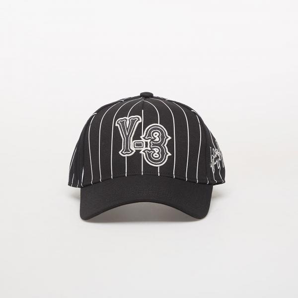 Kšiltovka Y-3 Pinstripe Cap Black M