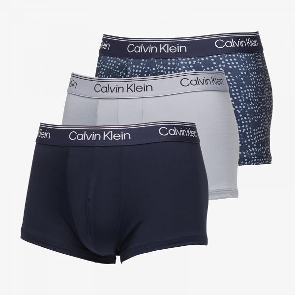Boxerky Calvin Klein Low Rise Trunk 3-Pack Blue S