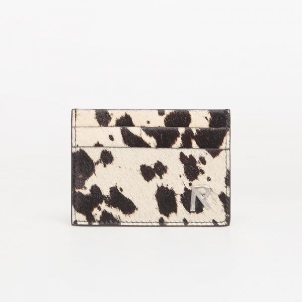 Peněženka REPRESENT Cow Hide Card Holder Flat White/ Jet Black Universal