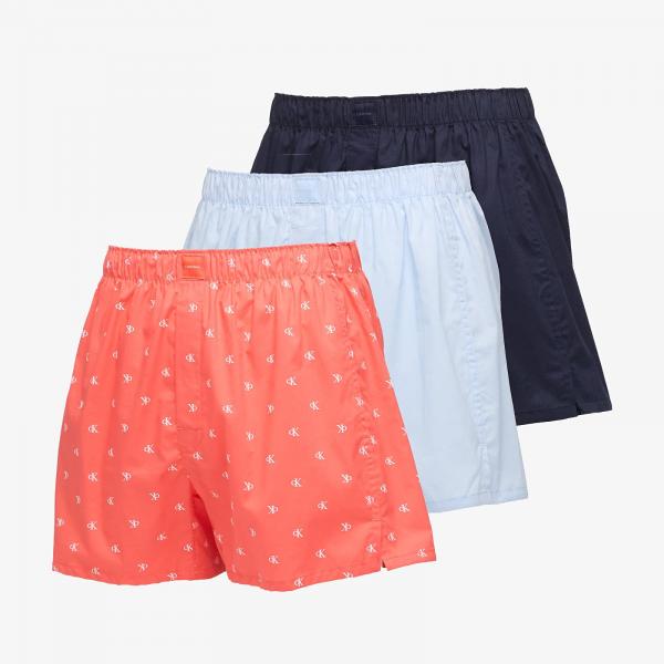 Boxerky Calvin Klein Boxer Trad 3-Pack Pink M