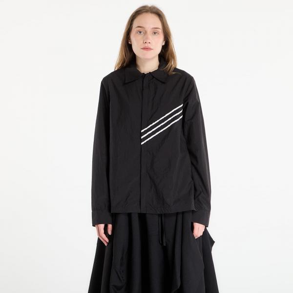 Košile Y-3 Raw Edge 3 Stripes Shirt Black L