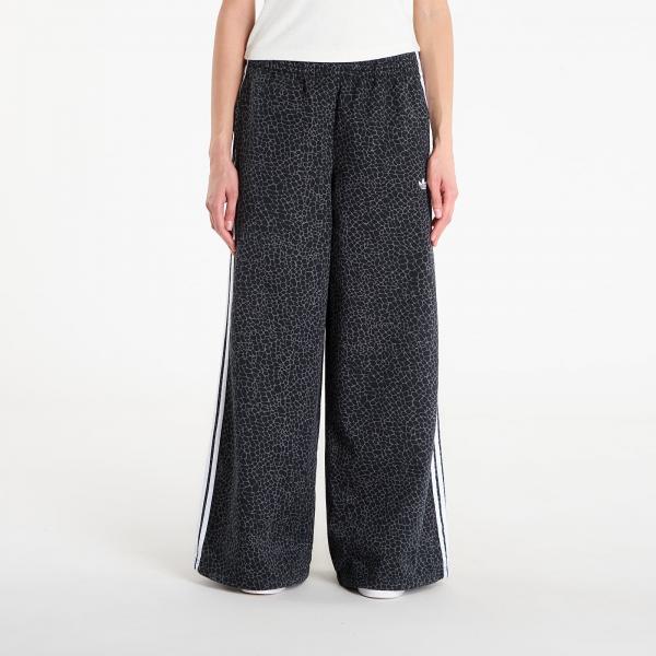 Kalhoty adidas Firebird Oversized AOP Denim Pants Black/ Grey Six L