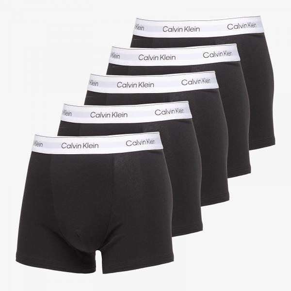 Boxerky Calvin Klein Relaxed Fit Trunk 5-Pack Black XL