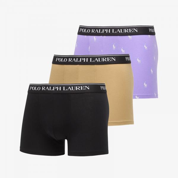 Boxerky Ralph Lauren Classic Trunk-3 Pack Trunk Black XXL