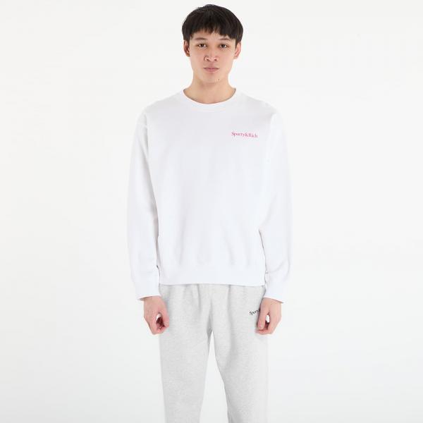 Mikina Sporty & Rich NY Motion Crewneck UNISEX White S