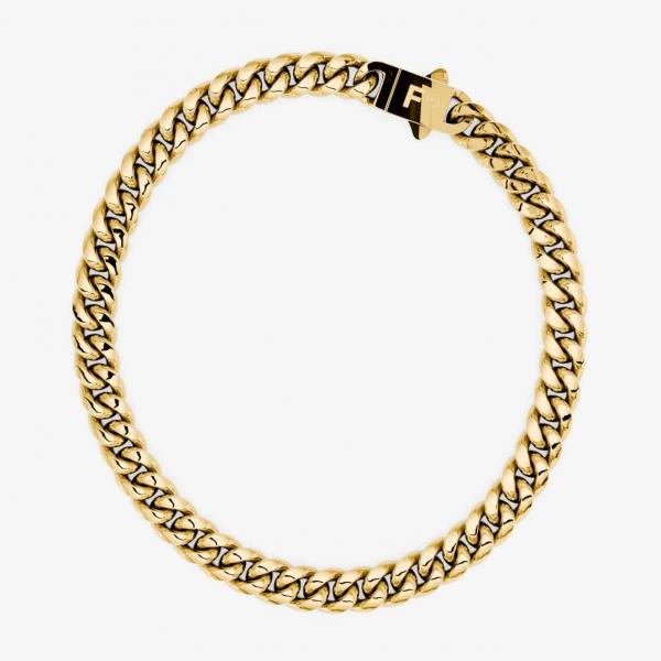 FURIOSA® Extra Chubby Cuban Choker Necklace 18K Gold Universal