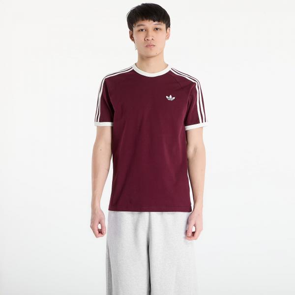 Tričko adidas 3-Stripes T-Shirt Maroon/ Off White S