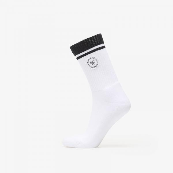 Ponožky Sporty & Rich SRHWC Socks White/ Black Universal