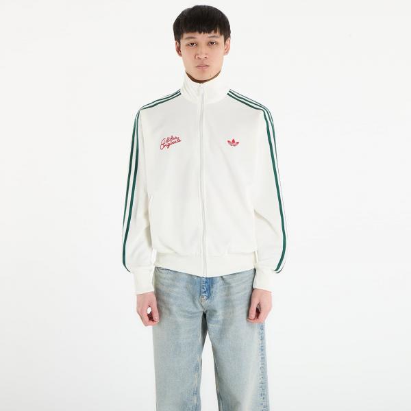 Mikina adidas Tt Off White/ Collegiate Green XXL