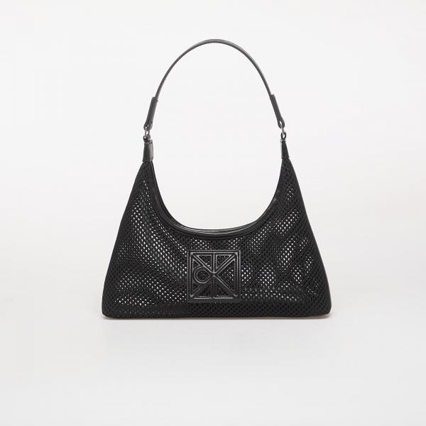 Taška Calvin Klein Emblem Mesh Shoulder Bag Black Universal