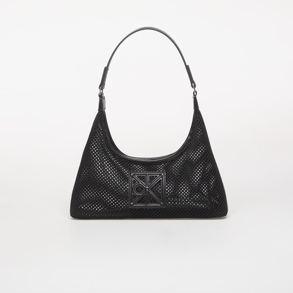 Kabelka Calvin Klein Emblem Mesh Shoulder Bag Black Universal