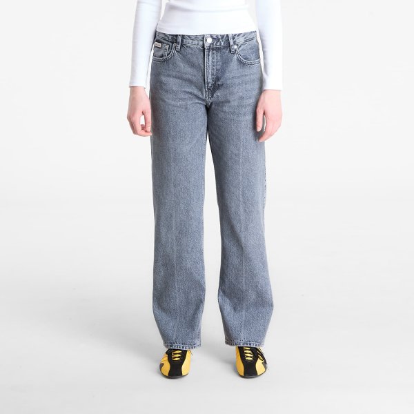 Džíny Calvin Klein Jeans 90S Straight As Jeans Gray XXS/24