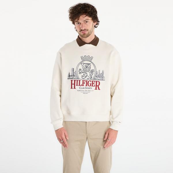 Mikina Tommy Hilfiger Heritage Series Crest Sweatshirt Ivory Petal XL