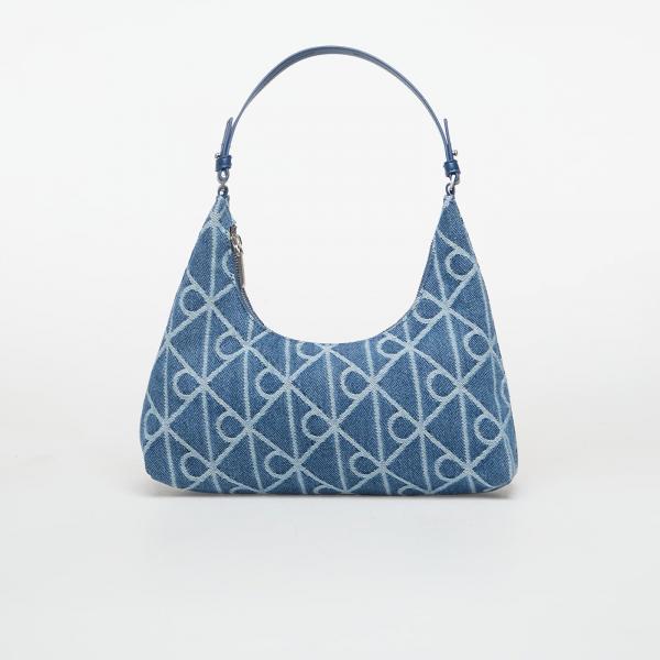 Kabelka Calvin Klein Emblem Aop Denim Sho Blue Universal