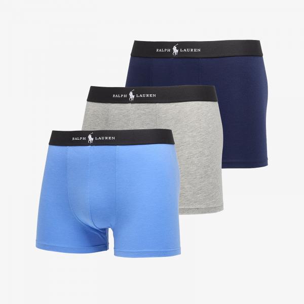 Boxerky Ralph Lauren Classic Trunk-3 Pack Trunk Blue XL