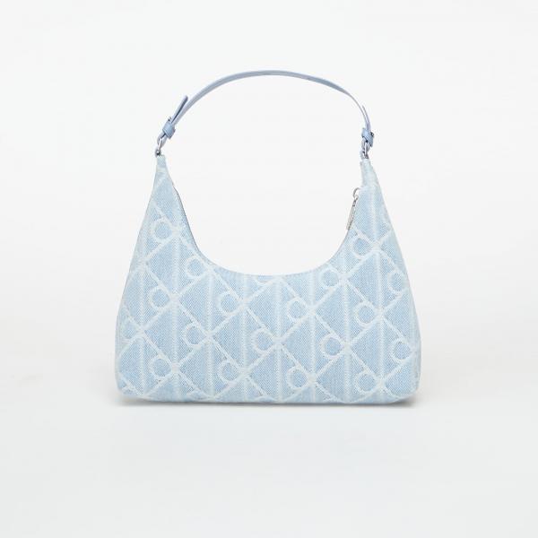 Kabelka Calvin Klein Emblem Aop Denim Sho Blue Universal