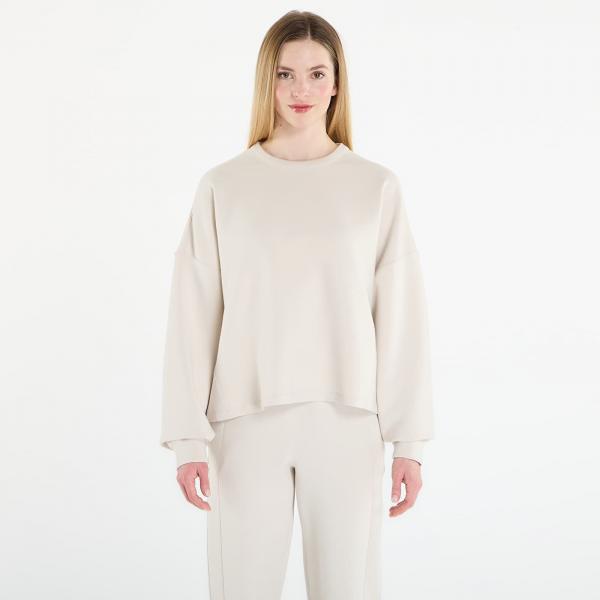 Mikina Nike 24.7 ImpossiblySoft Women's Dri-FIT Oversized Crew-Neck Top Lt Orewood Brn/ Lt Iron Ore L