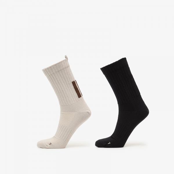 Ponožky adidas x entire studios Regular Socks 2-Pack Black/ Light Brown M