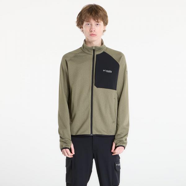 Mikina Columbia Triple Canyon™ II Functional Grid Fleece Jacket Stone Green Heather/ Black L