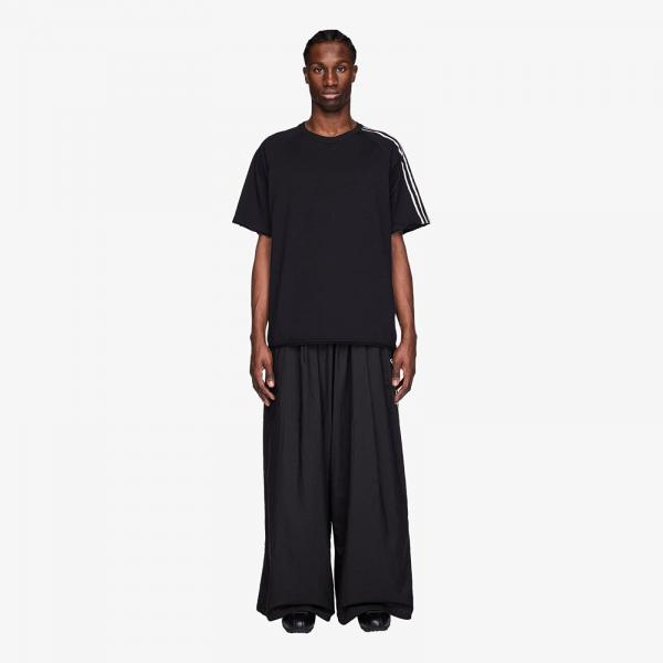 Tepláky Y-3 Raw Edge 3 Stripes Wide Tracksuit Bottoms Black XL
