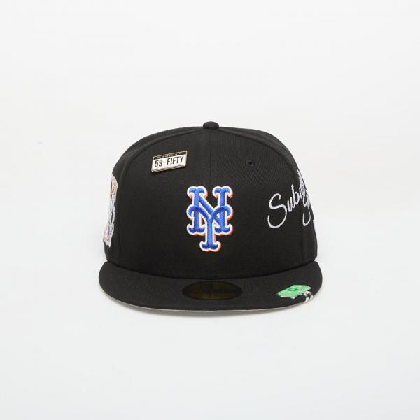 Kšiltovka New Era 59FIFTY MLB Img Subway Series 5 New York Mets Black 7 3/8