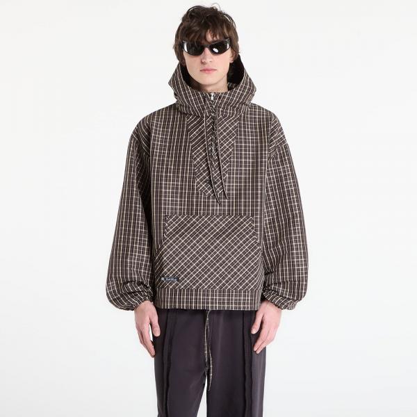 Bunda Umbro by SlamJam Checked Masked Anorak Beige/ Dark Brown XL