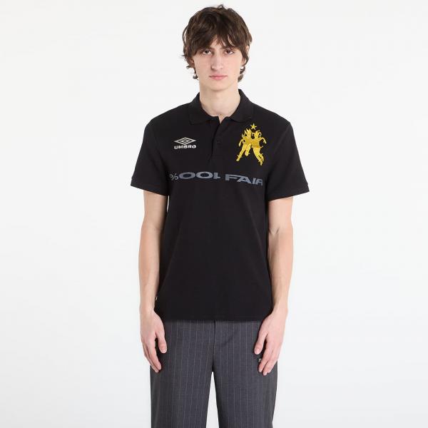 Tričko Umbro by SlamJam 001% Fair Polo Black M