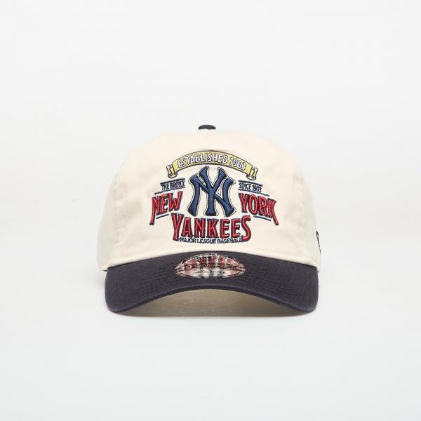 Kšiltovka New Era 9TWENTY New York Yankees MLB Washed Graphic Light Cream/ Navy Universal