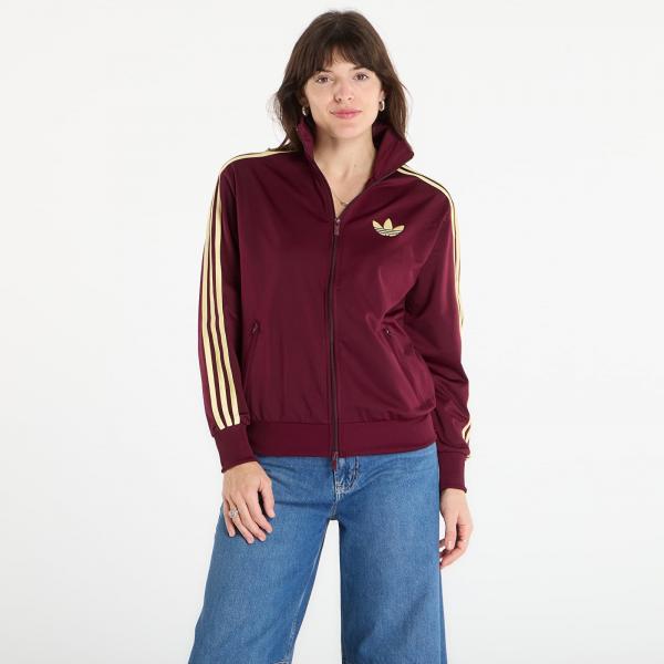 Mikina adidas Firebird Track Top Loose Maroon/ Almost Yellow XS