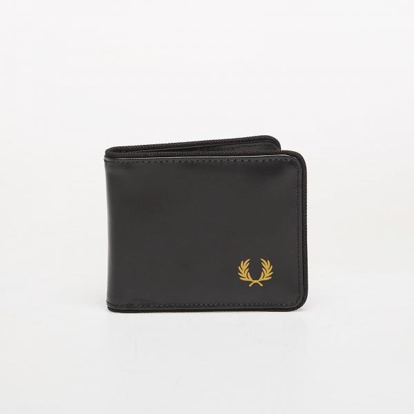 Peněženka FRED PERRY Tonal Coated Polyester Billfol Black/ Gold Universal