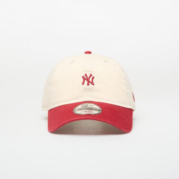 Kšiltovka New Era 9TWENTY New York Yankees MLB Mini Logo Light Cream/ Pinot Red Universal