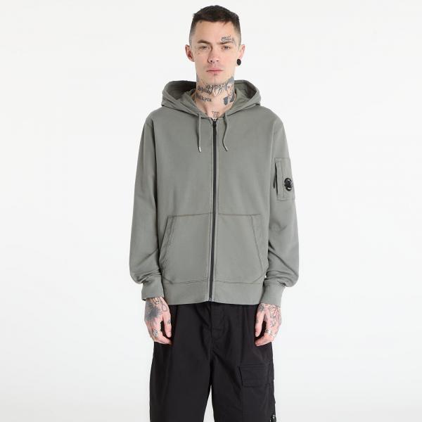 Mikina C.P. Company Hooded Open Gunmetal Grey S