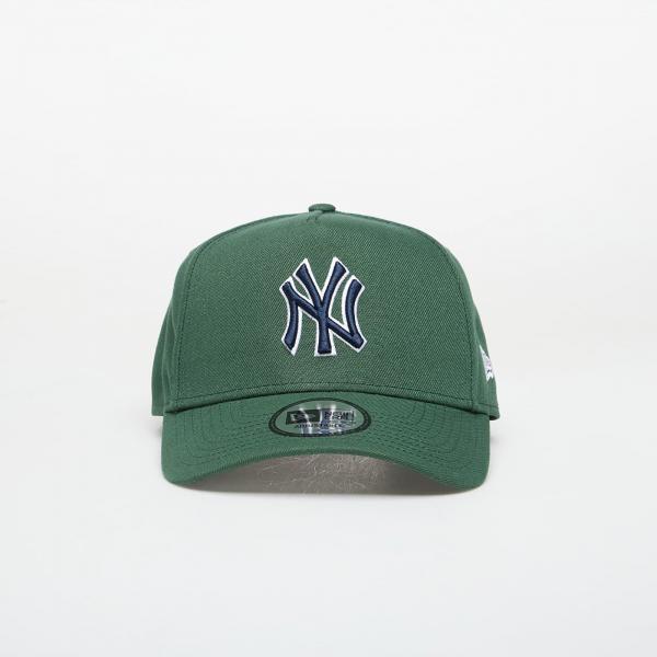 Kšiltovka New Era 9FORTY New York Yankees Aframe MLB Outline Script Cilantro Green Universal
