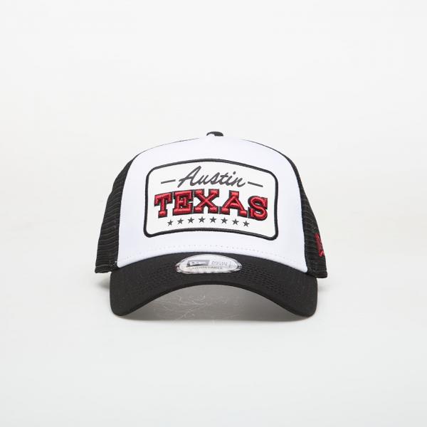 Kšiltovka New Era 9FORTY Af Trucker Location Patch Black/ Optic White Universal