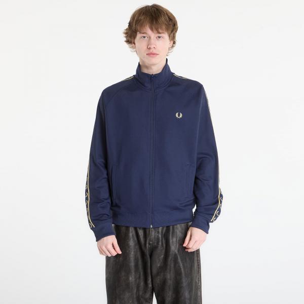 Mikina FRED PERRY Contrast Tape Track Jacket Tennisb/ Champagn M