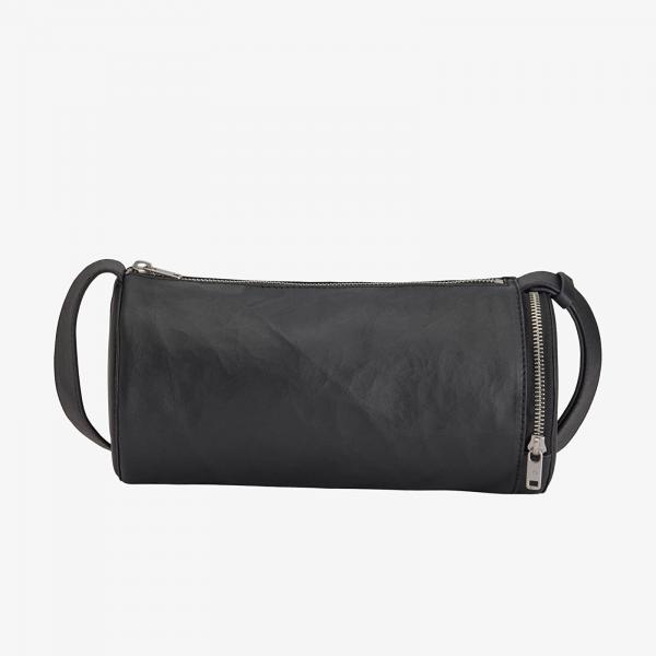 Taška Y-3 Leather Barrel Bag Black Universal