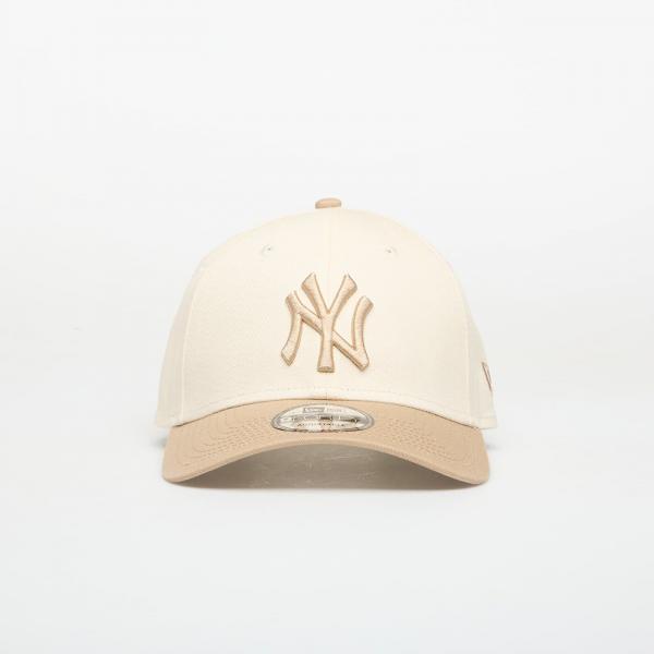 Kšiltovka New Era 9FORTY MLB Colour Block New York Yankees Light Cream/ Camel Universal