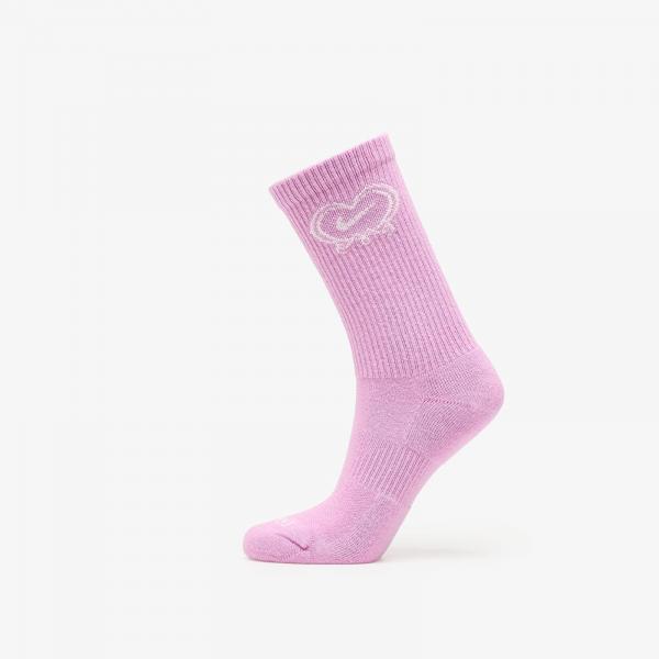 Ponožky Nike Everyday Plus Cushioned Crew Socks 1-Pack Lt Magenta/ Sail XL