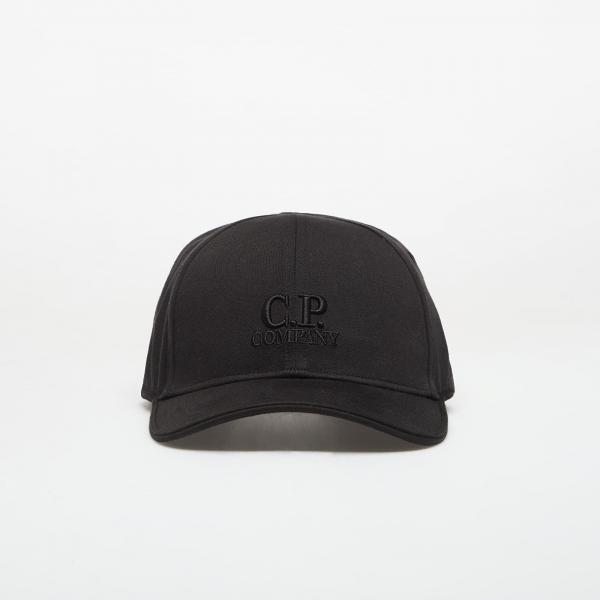 Kšiltovka C.P. Company Baseball Cap Black Universal