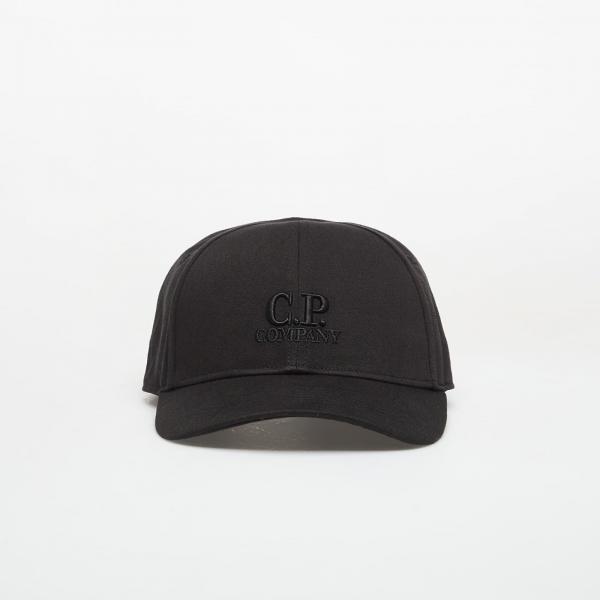 Kšiltovka C.P. Company Baseball Cap Black Universal