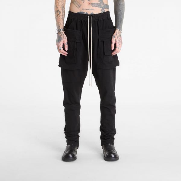Kalhoty Rick Owens DRKSHDW Creatch Cargo Drawstring Pants Black M