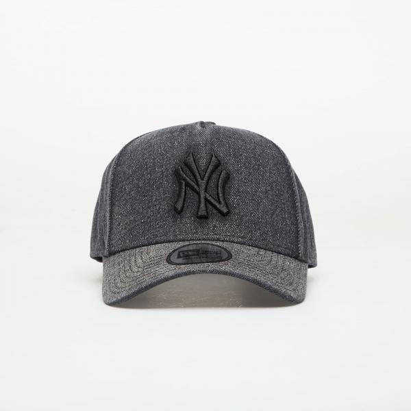 Kšiltovka New Era 9FORTY Aframe MLB Denim New York Yankees Black Universal