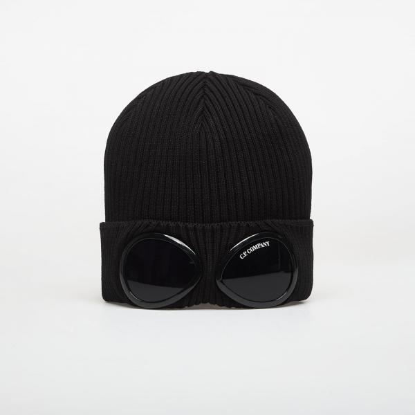 Kšiltovka C.P. Company Knit Cap Black Universal