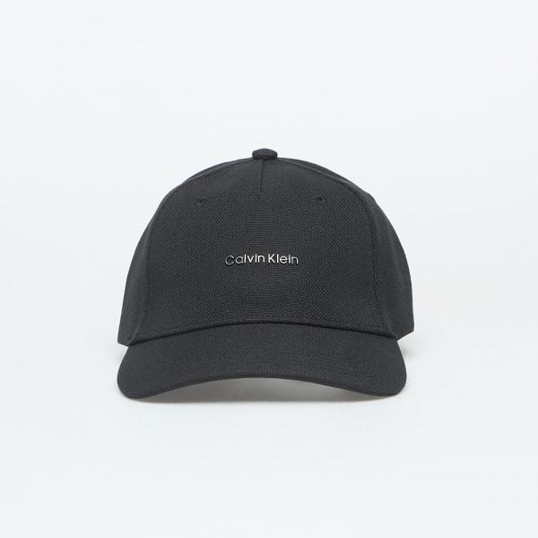 Kšiltovka Calvin Klein Canvas/Pu Standard L Black Universal